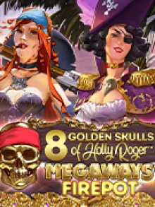 8 Golden Skulls of the Holly Roger Megaways